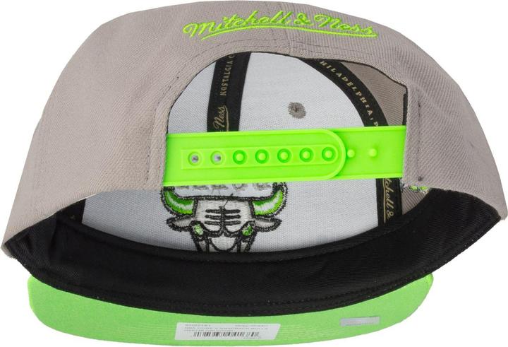 Produktbild Mitchell & Ness Snapback Cap - CORE V Chicago Bulls grau (One Size)