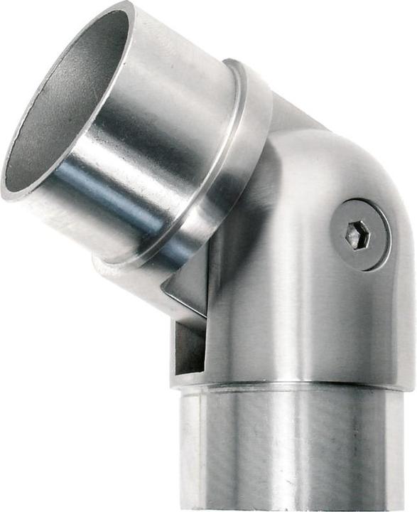 OK-Line Raccord de tube avec articulation jusqu'à 90° (Acier inoxydable A2)