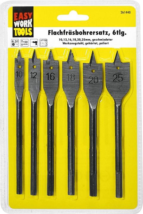 Immagine prodotto Easy Work Set di punte per fresatura piana 10 - 25 mm (10 - 25 mm)