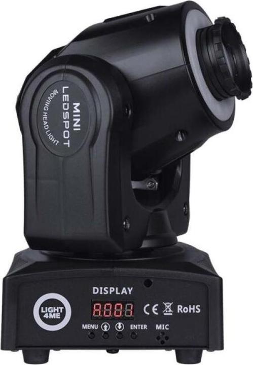 Actual product image No Name LIGHT4ME 30 SPOT RING portable small moving head. (60 W, LED)