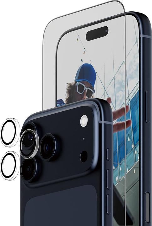 Actual product image PanzerGlass 2-in-1 Essentials Set (1 Piece, Apple iPhone 17 Pro Max)