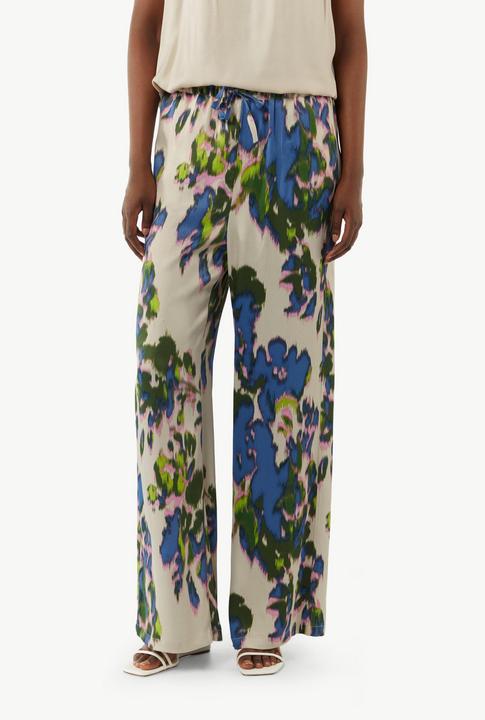 Actual product image Comma Hose Wide-Leg-Hose aus Satin mit All-over-Print (42)