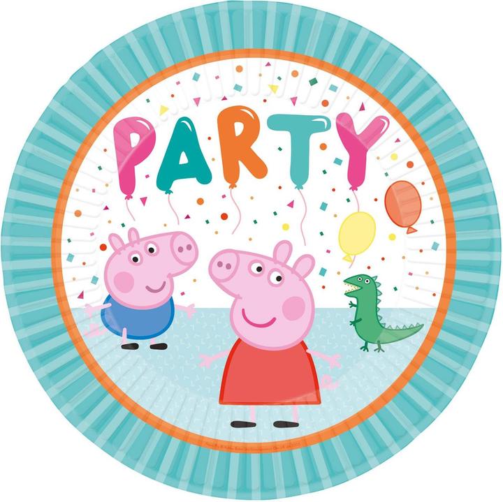 Actual product image Peppa Pig PartyPlates 8-pack (8x)