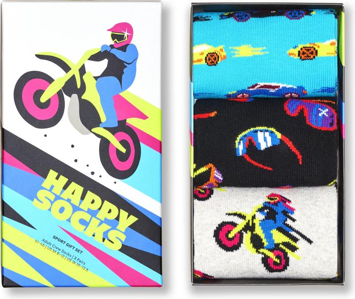 Actual product image Happy Socks Fast Sports (pack of 3, 36 - 40)