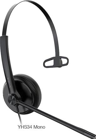 Actual product image Yealink YHS34 Lite (Cable)