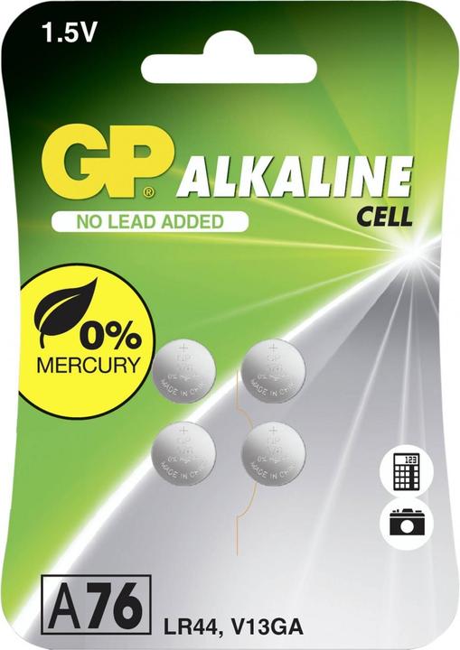 Actual product image GP Batteries Alkaline LR44 (4 pcs., LR44, 105 mAh)