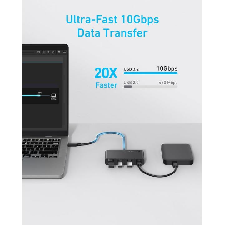 Produktbild Anker A8340GA1 (USB-C, 4 Ports)