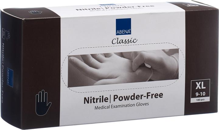 Productafbeelding Abena U-handschoenen Nitril poedervrij zwart (XL)