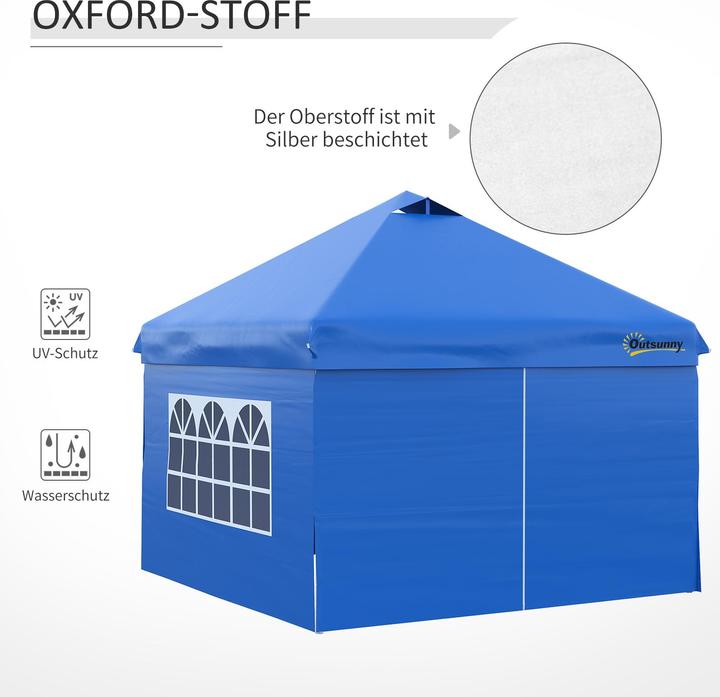 Actual product image Outsunny Pavilion with roll-up bag (300 cm, 300 cm)