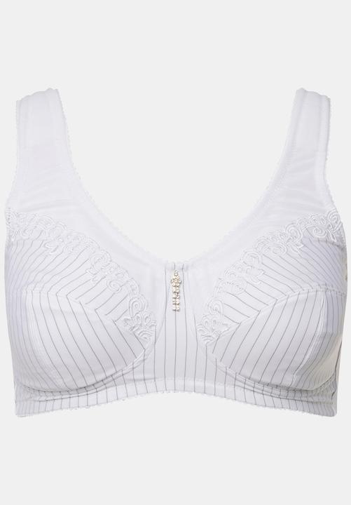 Actual product image Ulla Popken Kelly Pinstripe Support Bra (Single pack, 100 E)