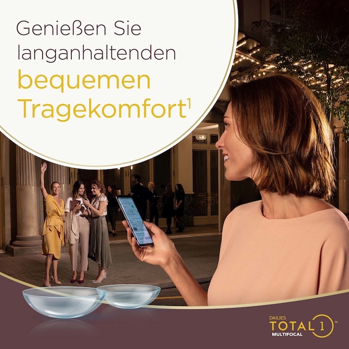 Immagine prodotto Dailies Total1 Totale 1 90 MF (90 Pezzo/i, Lente quotidiana, Multifocale)