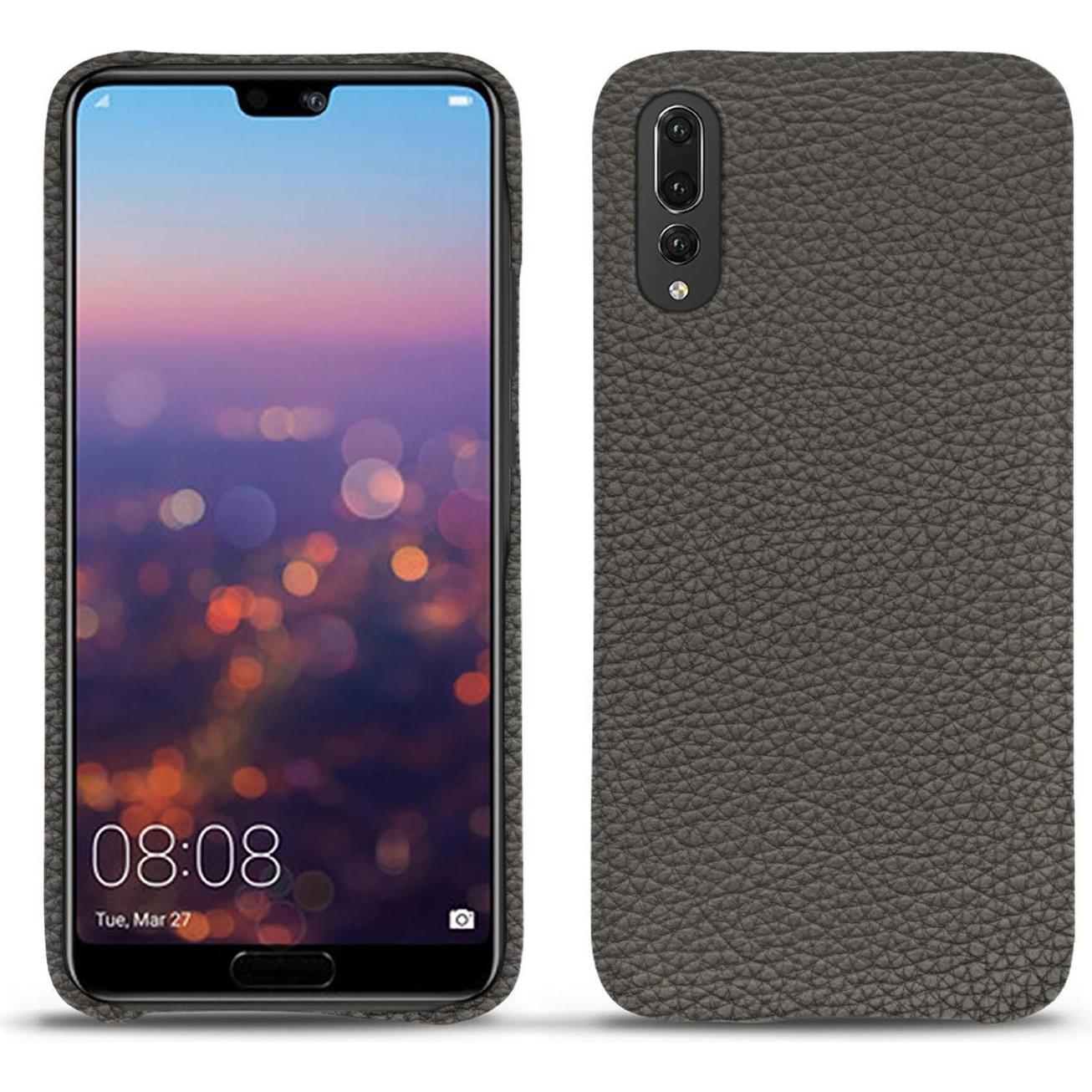 Noreve Lederschutzhülle (Huawei P20 Pro), Smartphone Hülle, Grau