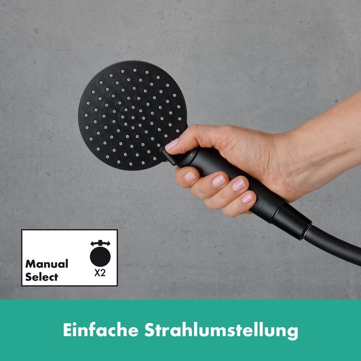 Image du produit hansgrohe HG Showerpipe Vernis Shape 240 1 jet EcoSm m Thermostat mattschwarz