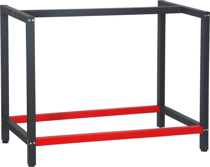 Produktbild Wiltec Werkbank Gestell 100x57x81cm Stahl Werkbankgestell Tischgestell Werktisch (57 cm, 100 cm)