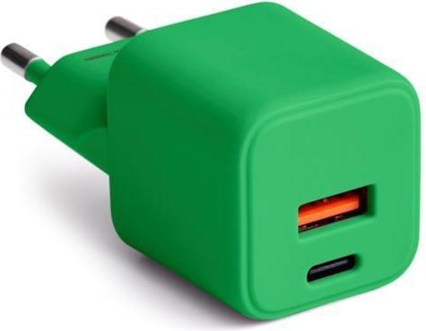 Produktbild Forever COLORUM Wandladegerät USB-A + USB-C PD 30W CLS30-AC-04 xGreen (30 W)