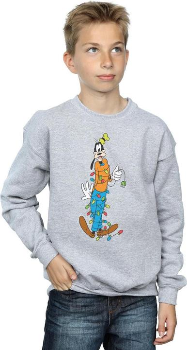 Actual product image Disney Boys Goofy Christmas Lights Sweatshirt (140, 146)