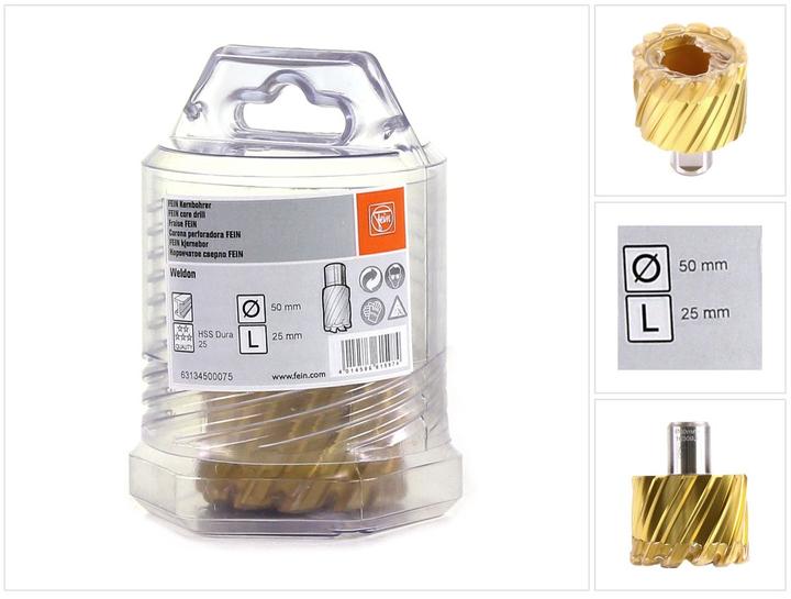 Immagine prodotto Fein Carotatrice 50 mm HSS-Dura 25 6 (50 mm)