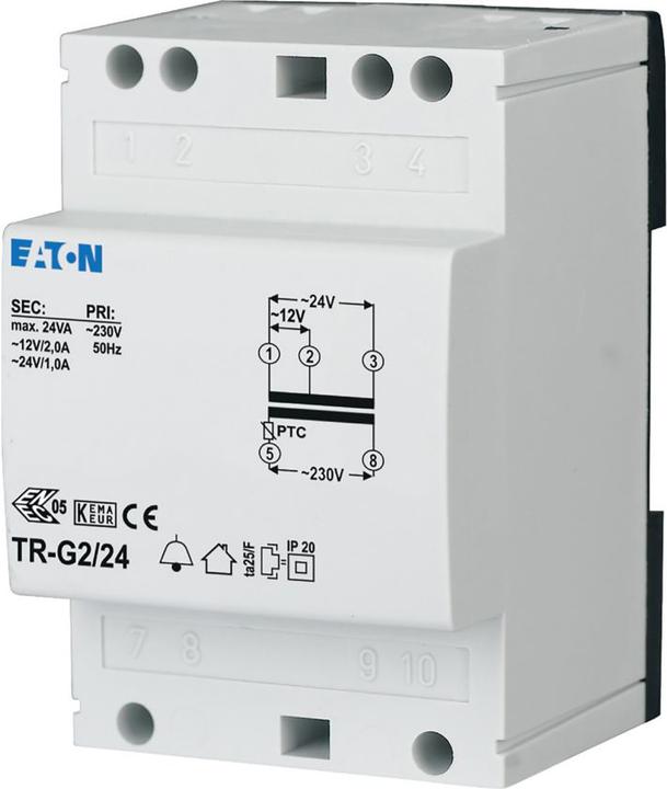 Eaton Electric GmbH Klingeltransformator 230V 12-24V 2-1A TR-G2