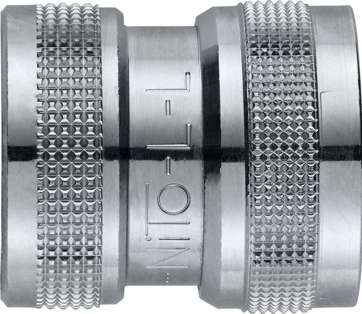 Neomatic Chrome-plated brass coupling 3/4" female thread (Pipe coupling)