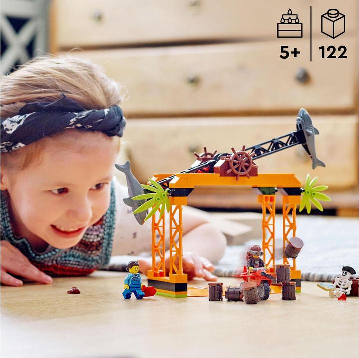 Produktbild LEGO Haiangriff-Stuntchallenge (60342, LEGO City)