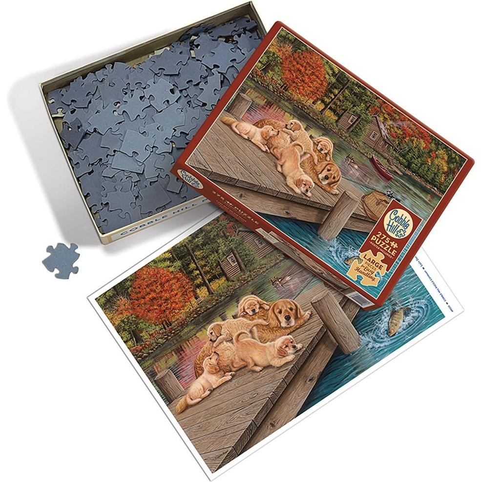 Thumbnail - Cobble Hill Golden Retriever am Steg 275 Teile (275 Teile)