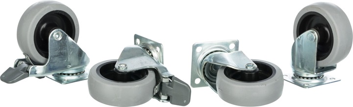 MP Bergamo Set di rulli, 4 pezzi (Gatto, Riflettori)