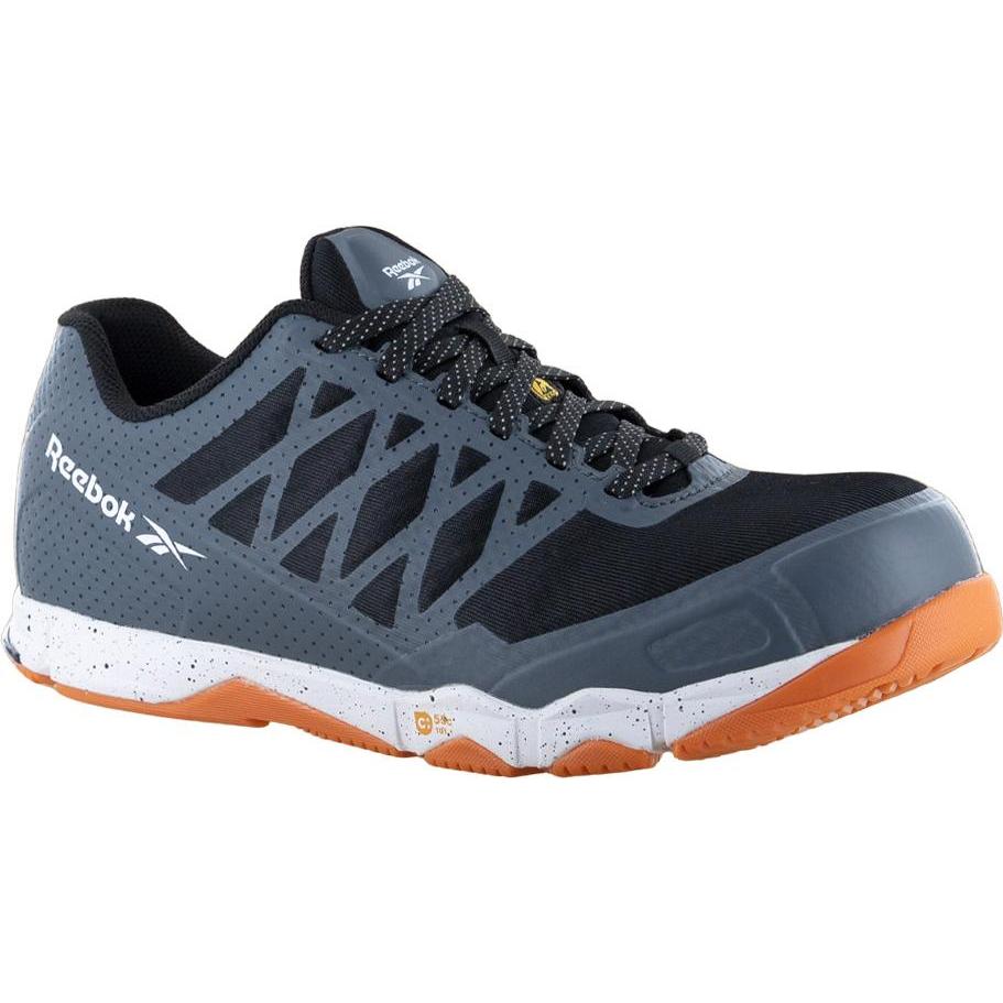 Reebok, Sicherheitsschuhe, Sicher-Halbschuh S1P GREY/ORANGE ATHLETIC Gr.38 (S1P, 38)