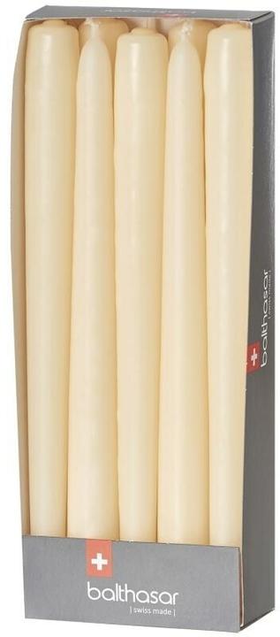 Balthasar Bougie Etoile 24 cm x 2.2 cm, Ecru, 10 pièces (10 pcs)