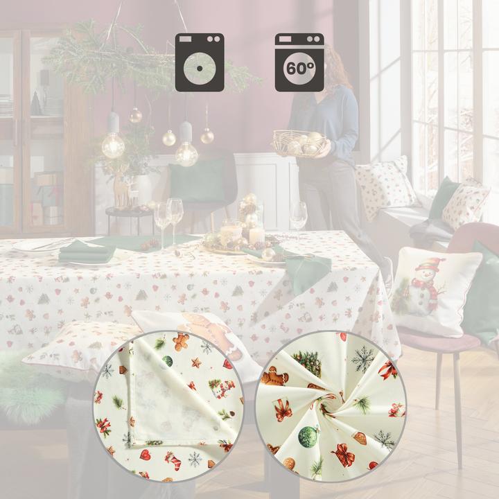 Actual product image Erwin Müller Noel" tablecloth (140x200 cm)