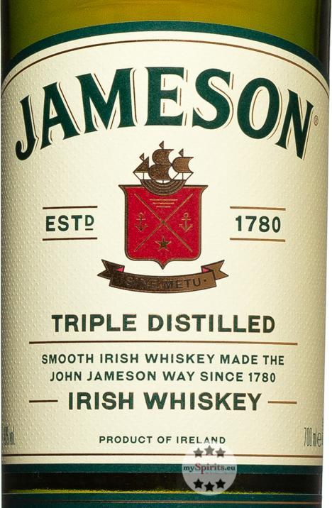Produktbild Jameson Triple Distilled (1 x 70 cl)