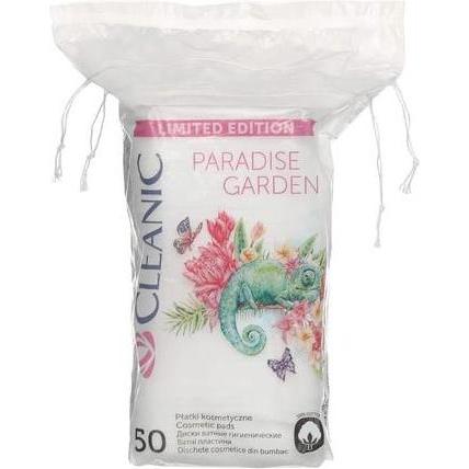 Cleanic Unisex Bianco Cotton Fioc + Dischetti Di Cotone, Quadrati Cosmetici Effetto Puro 50 Pezzi