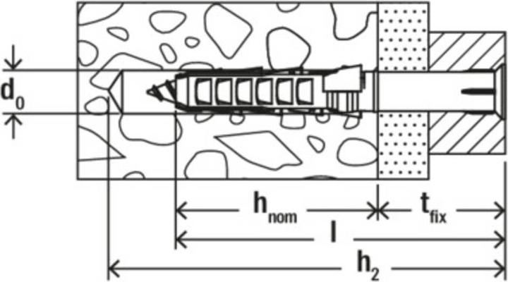 Actual product image Fischer Long-shaft dowel SXR T (4 pcs.)
