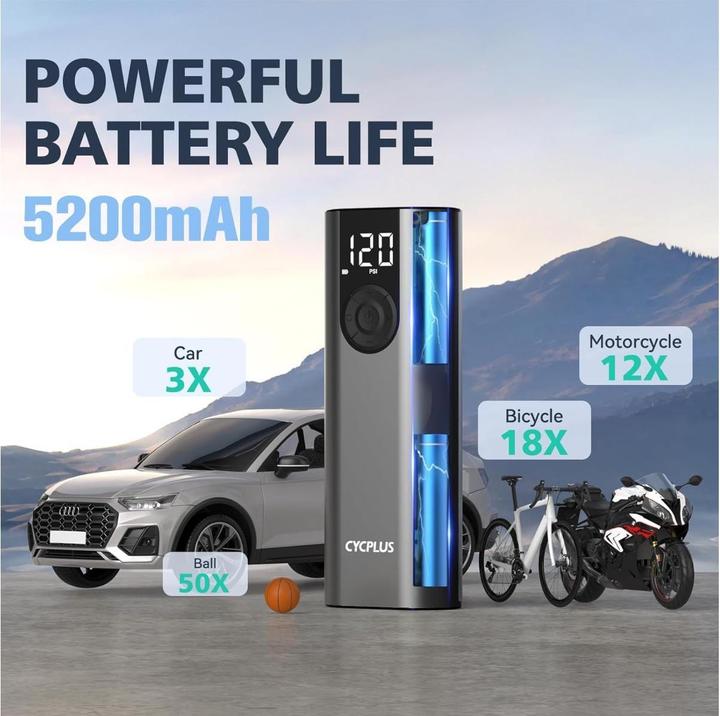 Image du produit Cycplus Pompe à air A8