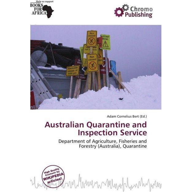 Australian Quarantine and Inspection Service, Fachbücher von Adam Cornelius Bert