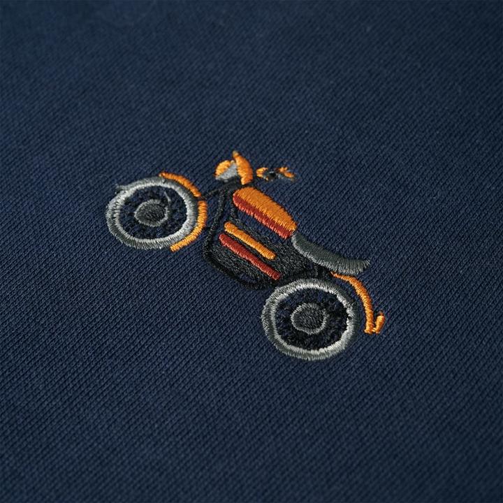 Produktbild VidaXL Kinder-Sweatshirt Marineblau Melange 116,Material: 92 (116)