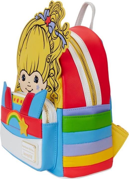 Actual product image Loungefly Regina Rainbow by Mini Backpack Rainbow Brite Cosplay