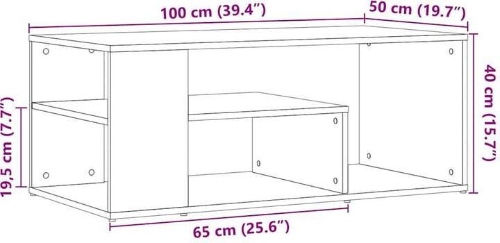 Image du produit vidaXL Couchtisch