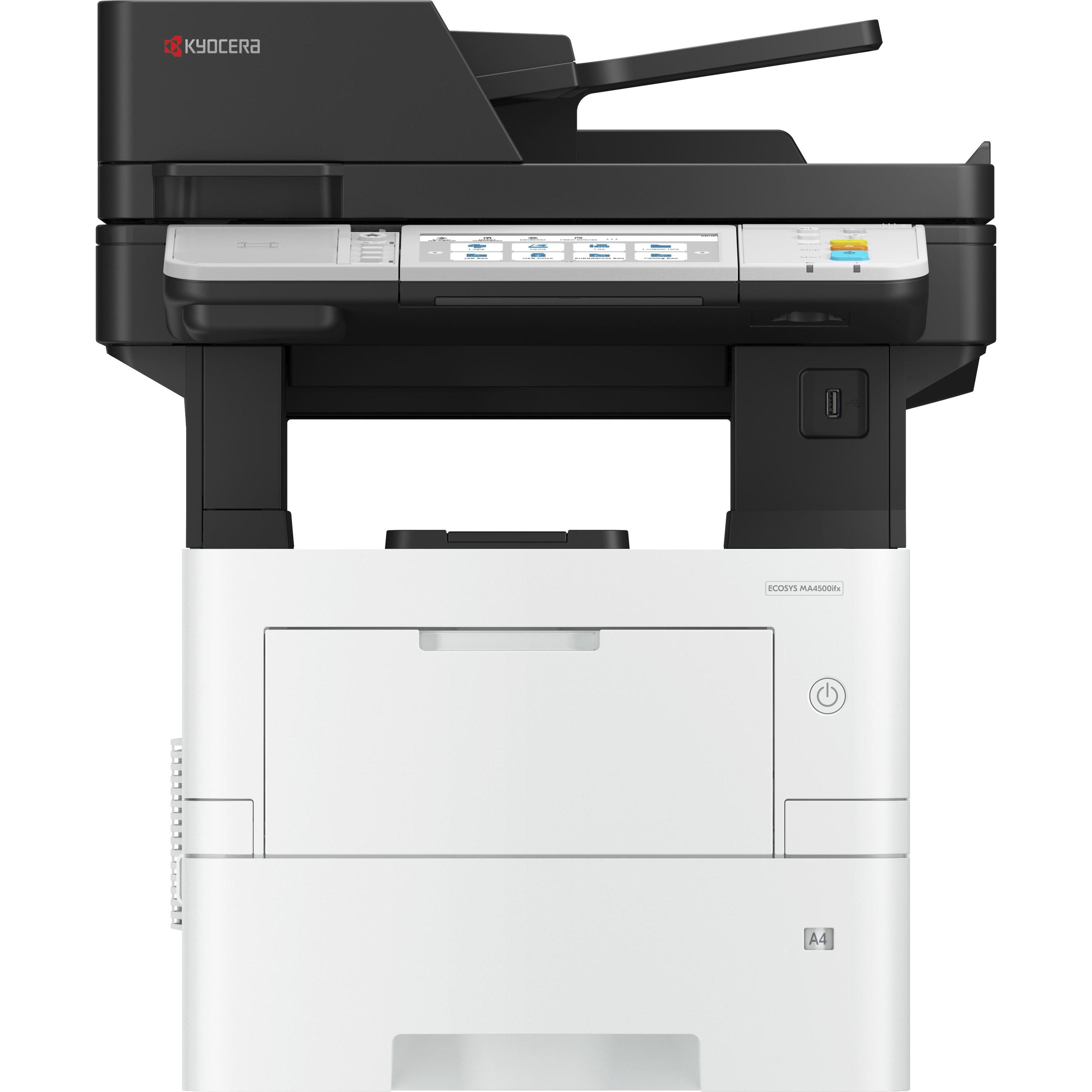 Kyocera ECOSYS MA4500IFX (Laser, Schwarz-Weiss), Drucker, Schwarz, Weiss