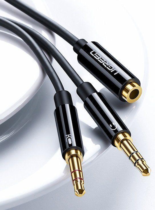 Immagine prodotto Ugreen Splitter Y per microfono e cuffie con jack da 3,5 mm (0.20 m, Connettore da 3,5 mm (AUX))