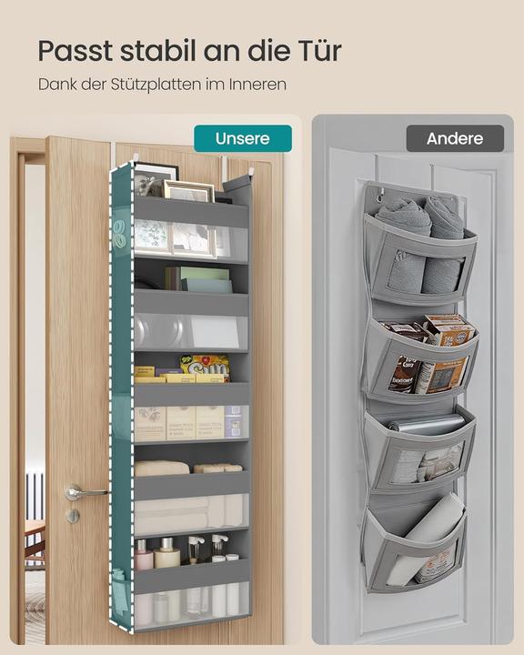 Actual product image Songmics Hängeorganizer RDH007G01 mit Seitentaschen