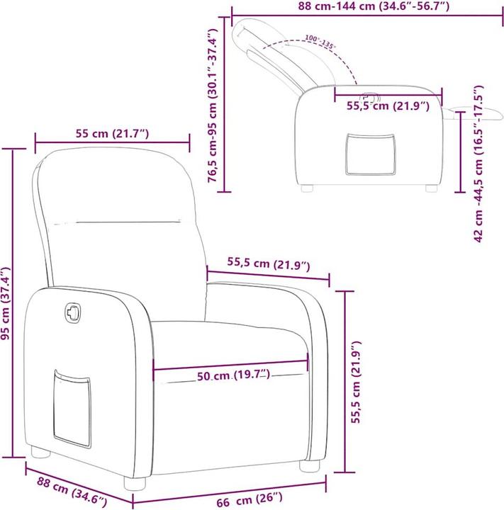 Produktbild vidaXL Relaxsessel