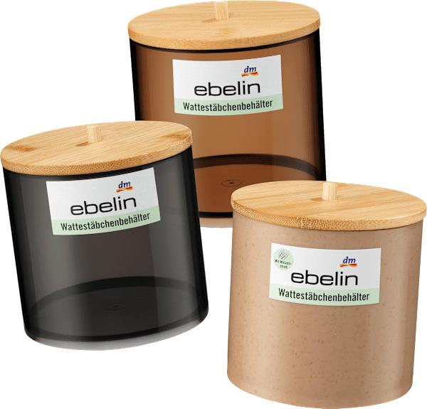 Immagine prodotto dm ebelin Contenitore per cotton fioc con coperchio in bambù