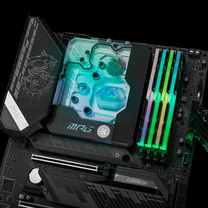 Image du produit EKWB EK-Quantum Momentum, Intel MPG Z590 Gaming Carbon - EK X Edition - Socket 1200