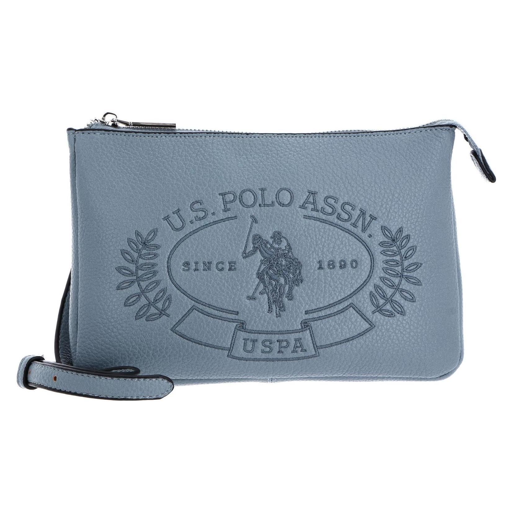U.S. Polo, Damen, Handtasche, Hailey Flat Crossbody Bag, Blau