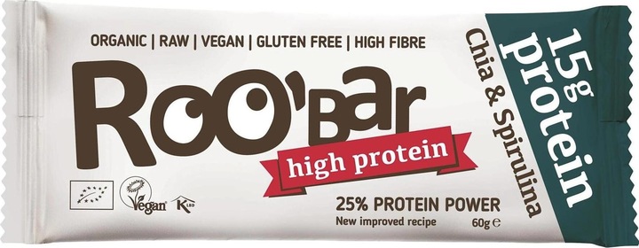 Immagine prodotto Roobar Barretta proteica Chia & Spirulina (10 pz., 600 g)