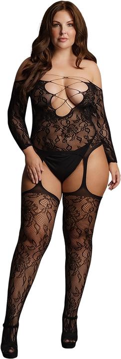 Produktbild Le Désir Criss Cross Neck Suspender Bodystocking (One Size)