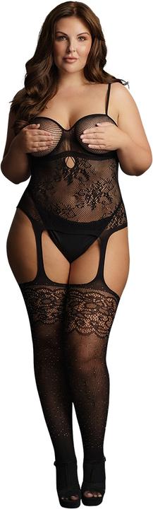 Produktbild Le Désir Suspender Rhinestone Bodystocking