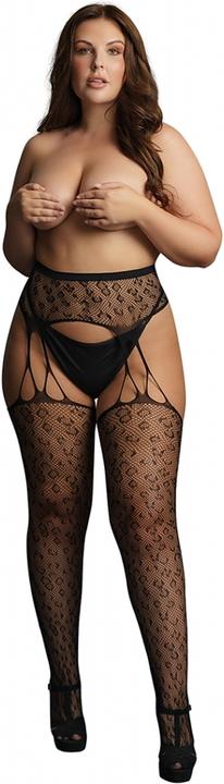 Produktbild Le Désir Suspender Leopard Pantyhose - OSX