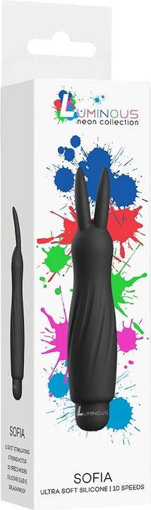 Actual product image Luminous Sofia - ABS Bullet With Silicone Sleeve - 10-Speeds