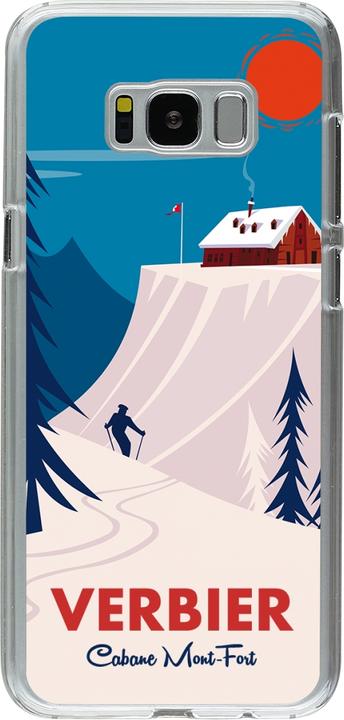 Produktbild PhoneLook Hülle transparent Verbier Cabane Mont-Fort (Samsung Galaxy S8+)